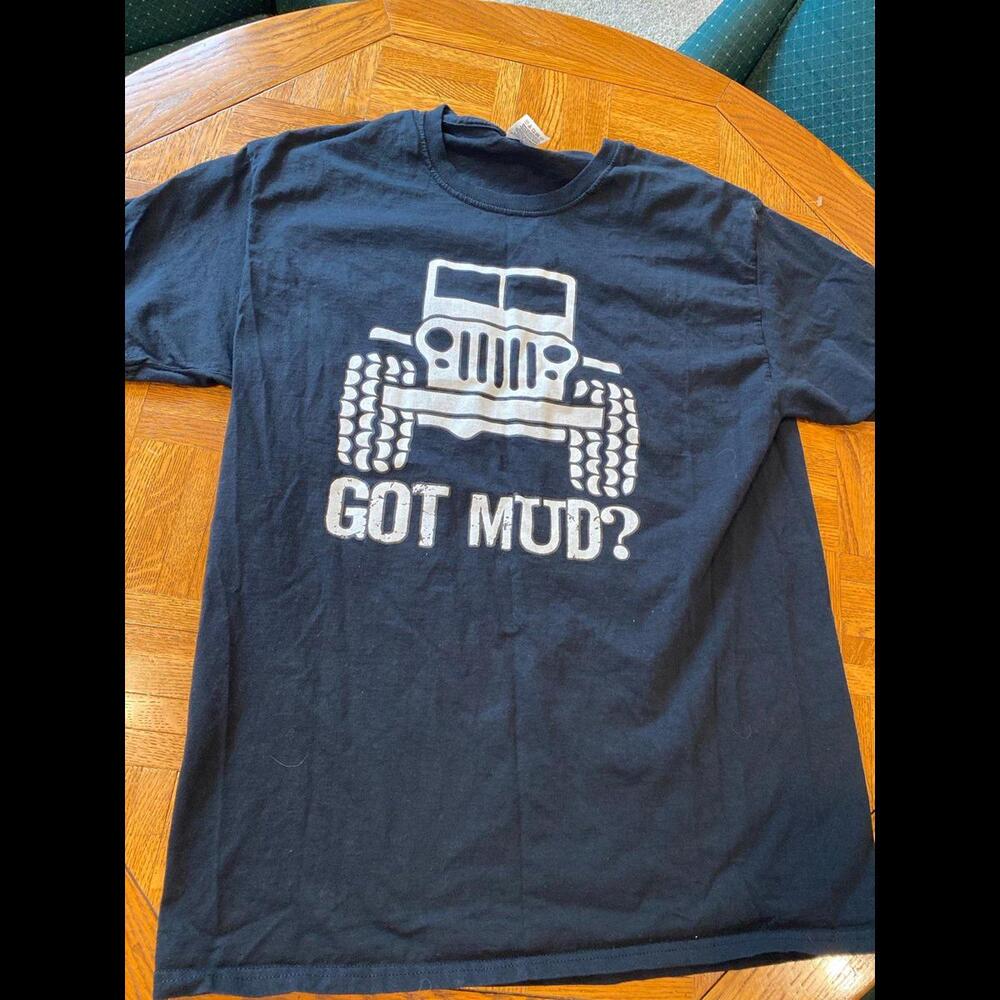 Jeep wrangler jku tj cj got mud 4x4 off road t-shirt large - Picture 2 of 2